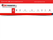 Tablet Screenshot of dciresources.com